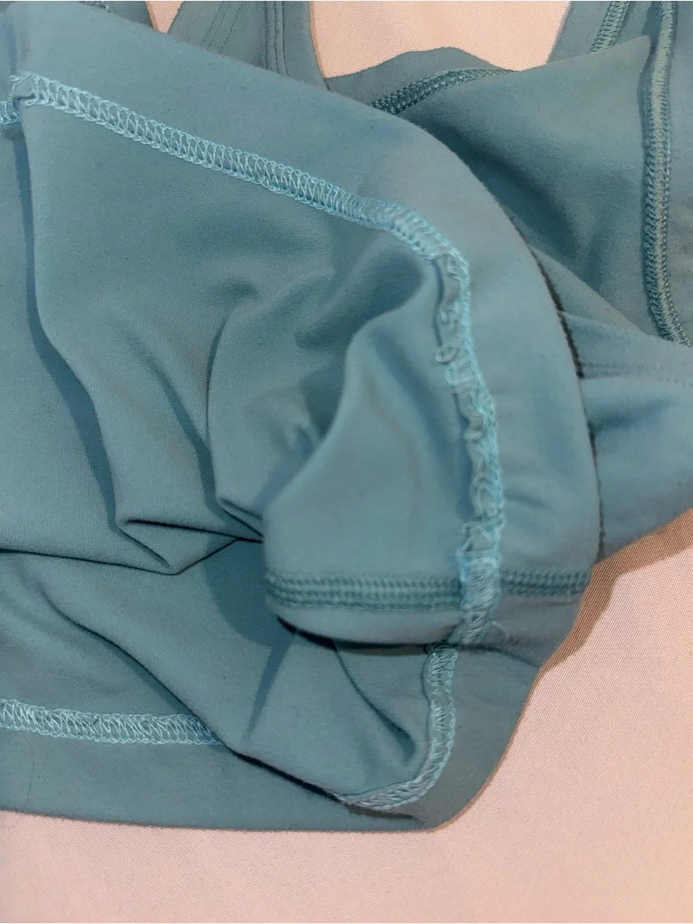 Lululemon Women's Teal Racerback Crop Tank Top Casual Activewear Size 6/Small